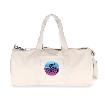 Gift idea for a road bike with road bike - Recycled Canvas Sports Bag by Stanley/Stella - natural - Front