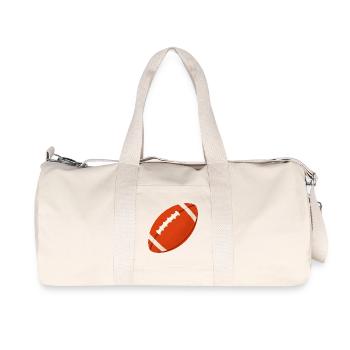 Tendances des sports de football américain - Sac de sport en toile recyclée Stanley/Stella - blanc naturel - Devant