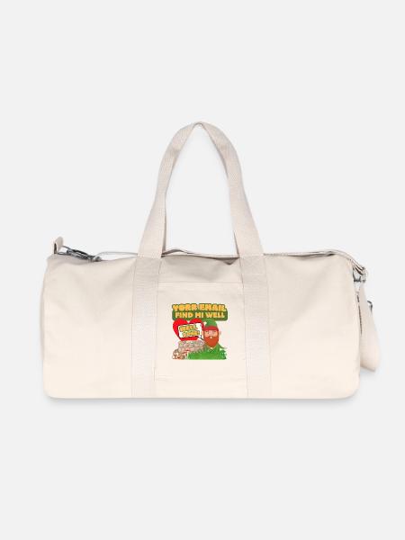 Votre e-mail Find Mi Well - Gnome Humour - Sac de sport en toile recyclée Stanley/Stella - blanc naturel