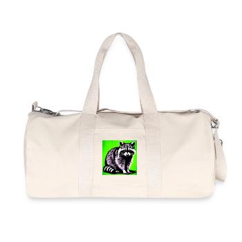 Raccoon - Recycled Canvas Sports Bag by Stanley/Stella - natural - Front