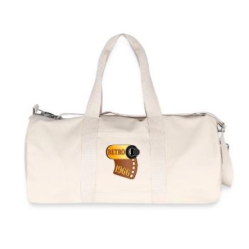 Birthday 1966 Photography - Recycled Canvas Sports Bag by Stanley/Stella - natural - Front