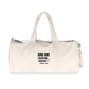 PAPA-WITZ - Recycelte Canvas-Sporttasche von Stanley/Stella - Naturweiß - Vorne