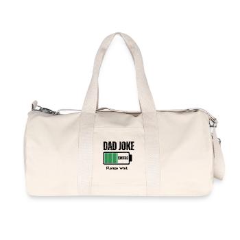 DAD JOKE - Recycled Canvas Sports Bag by Stanley/Stella - natural - Front