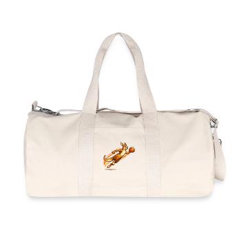Känguru Korbwurf - Recycelte Canvas-Sporttasche von Stanley/Stella - Naturweiß - Vorne