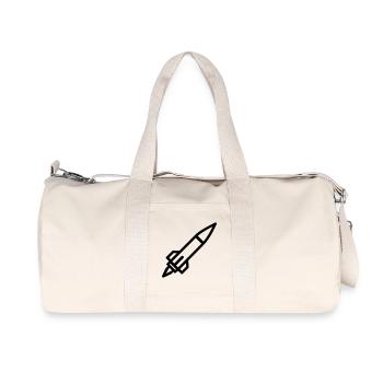 Rakete - Recycelte Canvas-Sporttasche von Stanley/Stella - Naturweiß - Vorne