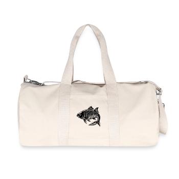 Carp fish - Recycled Canvas Sports Bag by Stanley/Stella - natural - Front
