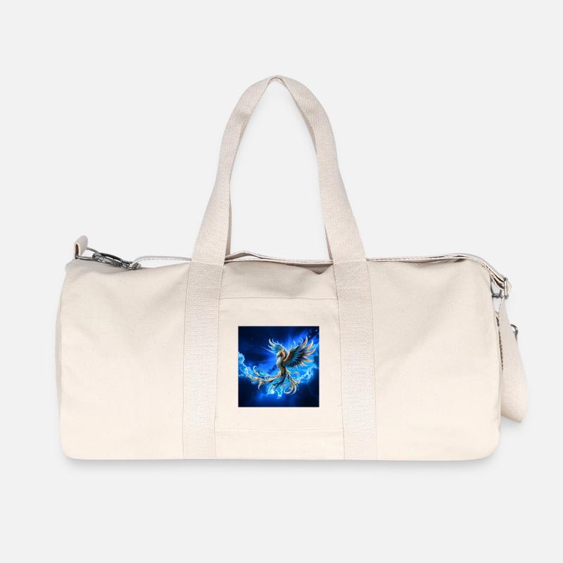 Fire Sky Phoenix - Recycled Canvas Sports Bag by Stanley/Stella - natural