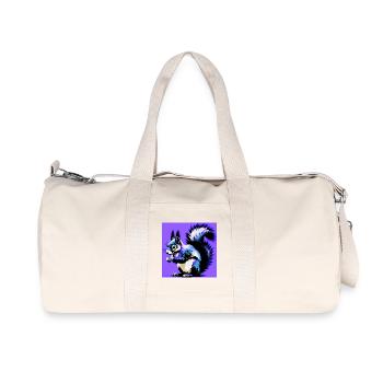 écureuil - Sac de sport en toile recyclée Stanley/Stella - blanc naturel - Devant