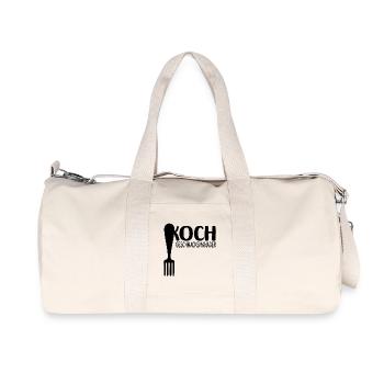 Geschmacksmanager Papa Koch - Recycelte Canvas-Sporttasche von Stanley/Stella - Naturweiß - Vorne