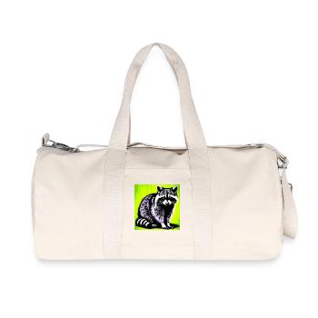 Raton laveur - Sac de sport en toile recyclée Stanley/Stella - blanc naturel - Devant