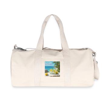 Salty Lemon Beach Magic 87 - Recycled Canvas Sports Bag by Stanley/Stella - natural - Front