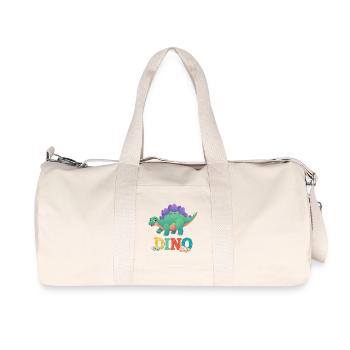dino - Sac de sport en toile recyclée Stanley/Stella - blanc naturel - Devant