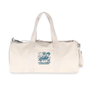 Ce n’est un problème que si vous êtes dans les courses hippiques - Sac de sport en toile recyclée Stanley/Stella - blanc naturel - Devant