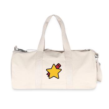 Star Pen School Teacher - Recycled Canvas Sports Bag by Stanley/Stella - natural - Front
