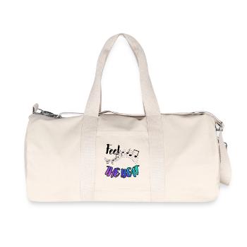 Feel The Beat - Recycled Canvas Sports Bag by Stanley/Stella - natural - Front