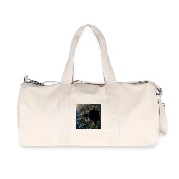 Meeresfraktal über der Küste - Recycelte Canvas-Sporttasche von Stanley/Stella - Naturweiß - Vorne