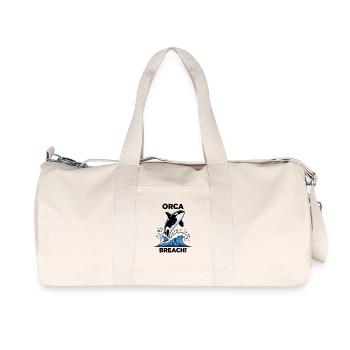 Schwertwal-Durchbruch-Seeorca - Recycelte Canvas-Sporttasche von Stanley/Stella - Naturweiß - Vorne