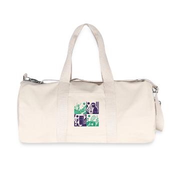 TENNIS WORLD - IA WB générée - Sac de sport en toile recyclée Stanley/Stella - blanc naturel - Devant