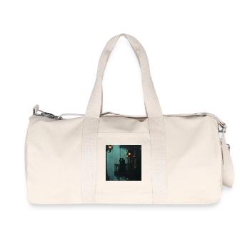 Château à vapeur de la cohésion - Sac de sport en toile recyclée Stanley/Stella - blanc naturel - Devant