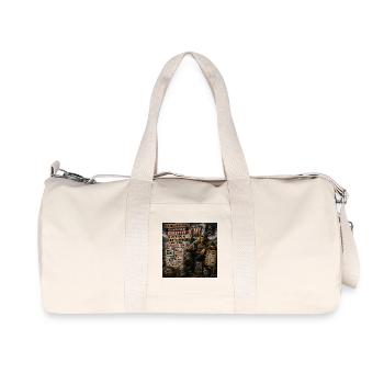 Wikinger Mut und Freiheit Motiv - Recycelte Canvas-Sporttasche von Stanley/Stella - Naturweiß - Vorne