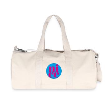 nice - Recycled Canvas Sports Bag by Stanley/Stella - natural - Front