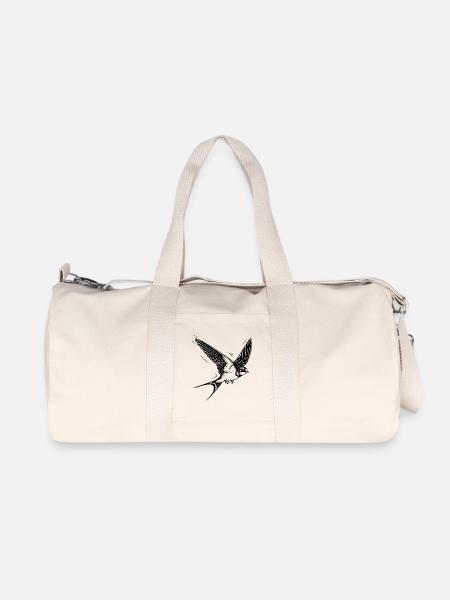 schlucken - Recycelte Canvas-Sporttasche von Stanley/Stella - Naturweiß