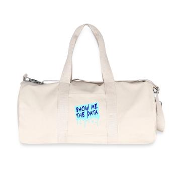 Show Me The Data Funny Nerd Analyst Sarcastic - Recycled Canvas Sports Bag by Stanley/Stella - natural - Front