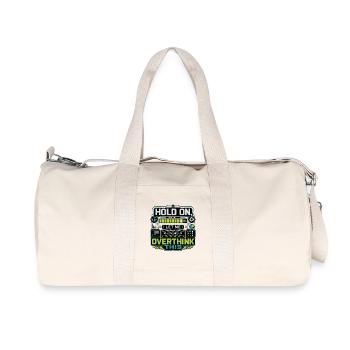 Overthink This Loading Screen - Recycled Canvas Sports Bag by Stanley/Stella - natural - Front