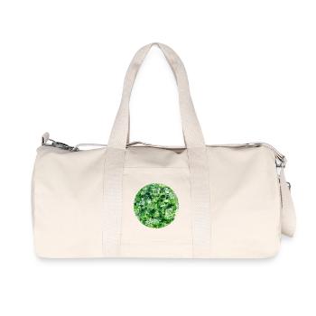 nature_oilpainting - Sac de sport en toile recyclée Stanley/Stella - blanc naturel - Devant