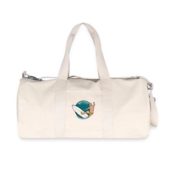 Saquarema Brazil Maracana do Surfe Rio de Janeiro - Recycled Canvas Sports Bag by Stanley/Stella - natural - Front