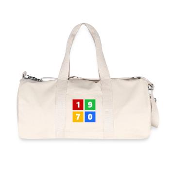 1970 - Recycled Canvas Sports Bag by Stanley/Stella - natural - Front