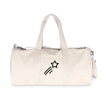 shooting star - Recycled Canvas Sports Bag by Stanley/Stella - natural - Front