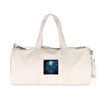 Talisman de la Nuit de l’Attrape-Rêves - Dark Fantasy - Sac de sport en toile recyclée Stanley/Stella - blanc naturel - Devant
