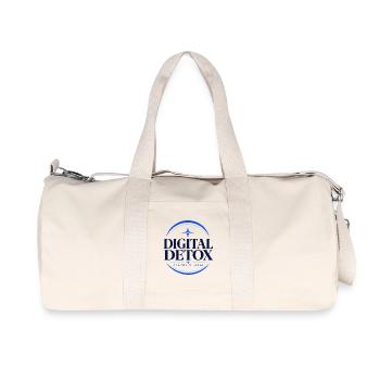 Digital Detox Premium Reset - Recycled Canvas Sports Bag by Stanley/Stella - natural - Front