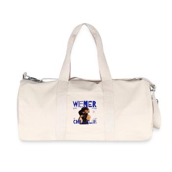 Viennese Chill Club Dachshund T-Shirt - Recycled Canvas Sports Bag by Stanley/Stella - natural - Front