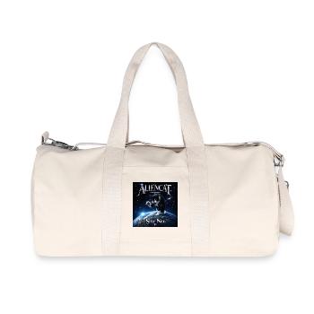 ALIENCAT Say No  - Recycelte Canvas-Sporttasche von Stanley/Stella - Naturweiß - Vorne