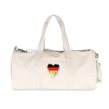 Cœur d’Allemagne – Meme du maillot d’amour de football - Sac de sport en toile recyclée Stanley/Stella - blanc naturel - Devant