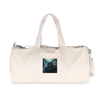 Leszy – Guardian of the Ancient Forest - Recycled Canvas Sports Bag by Stanley/Stella - natural - Front