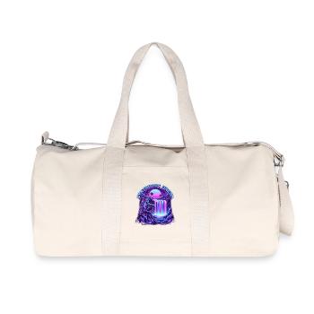 Synthwave Dream: Neon Waterfall and the 80s - Recycled Canvas Sports Bag by Stanley/Stella - natural - Front
