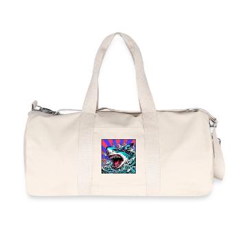 Hai - Recycelte Canvas-Sporttasche von Stanley/Stella - Naturweiß - Vorne