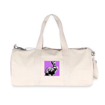 rabbit - Recycled Canvas Sports Bag by Stanley/Stella - natural - Front