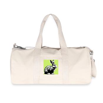 rabbit - Recycled Canvas Sports Bag by Stanley/Stella - natural - Front