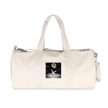 Lunar Leap Astronaut Dance - Recycled Canvas Sports Bag by Stanley/Stella - natural - Front