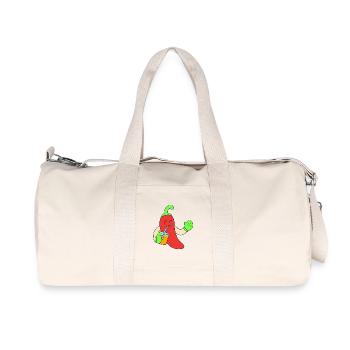 Chili drink juice - Recycled Canvas Sports Bag by Stanley/Stella - natural - Front
