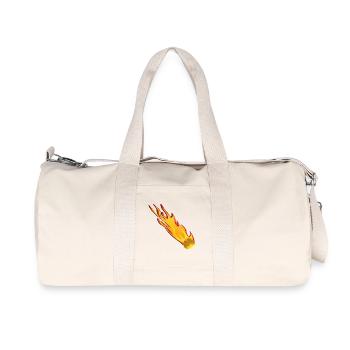 Boule de feu de l’Étoile Filante de l’Astéroïde Météoïde - Sac de sport en toile recyclée Stanley/Stella - blanc naturel - Devant