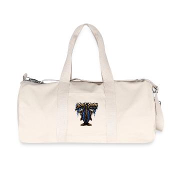 Häufiger Karpfenfisch-Schuppensturm - Recycelte Canvas-Sporttasche von Stanley/Stella - Naturweiß - Vorne