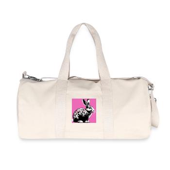 rabbit - Recycled Canvas Sports Bag by Stanley/Stella - natural - Front