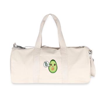 Départ Emploi Avocat - Bonne Chance - Sac de sport en toile recyclée Stanley/Stella - blanc naturel - Devant
