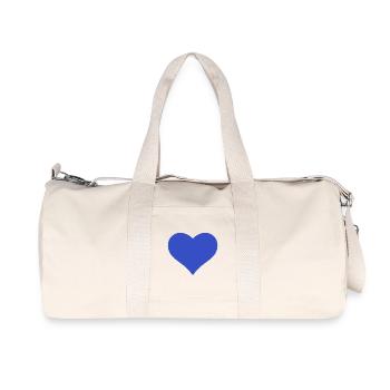 Herz - Recycelte Canvas-Sporttasche von Stanley/Stella - Naturweiß - Vorne