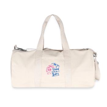 Everyone Beach Me Office Doodle - Recycled Canvas Sports Bag by Stanley/Stella - natural - Front